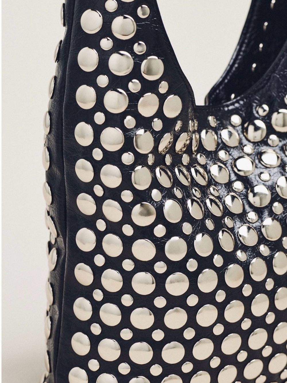 Studded Shoulder Bag - Picture 2 of 5